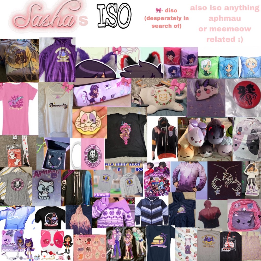 aphmau / meemeow ISO LIST!!